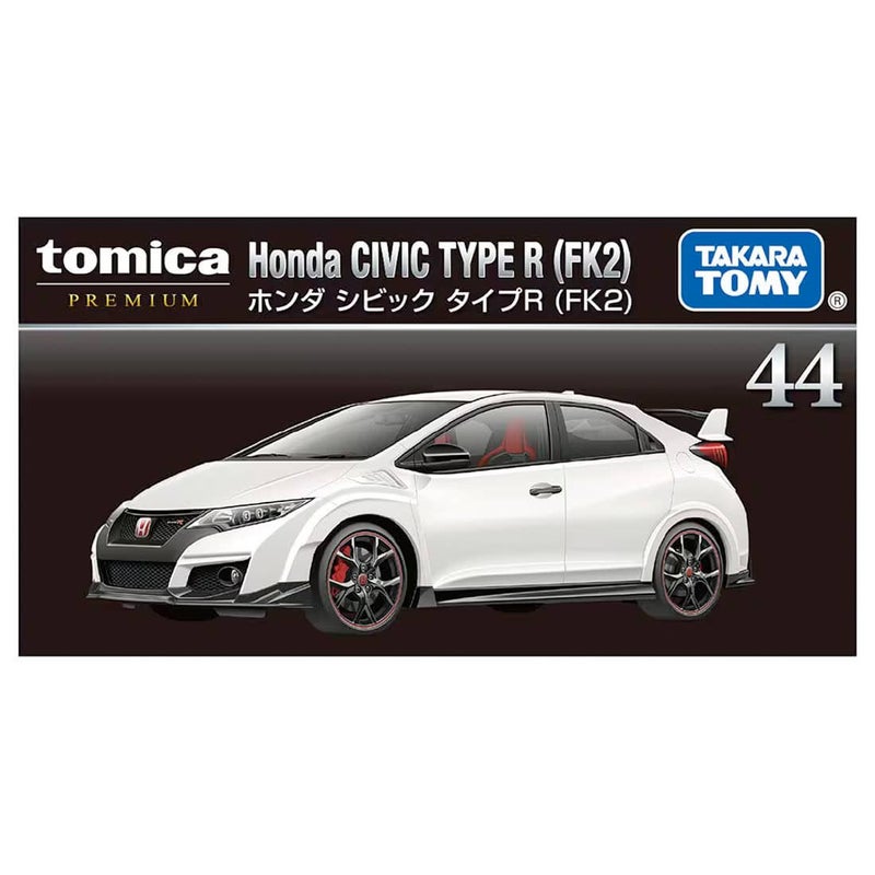 TAKARA TOMY تاكارا تومي توميكا بريميوم 44 هوندا سيفيك تايب R (FK2) سيارة مصبوبة (1:64، أبيض) - Image 1